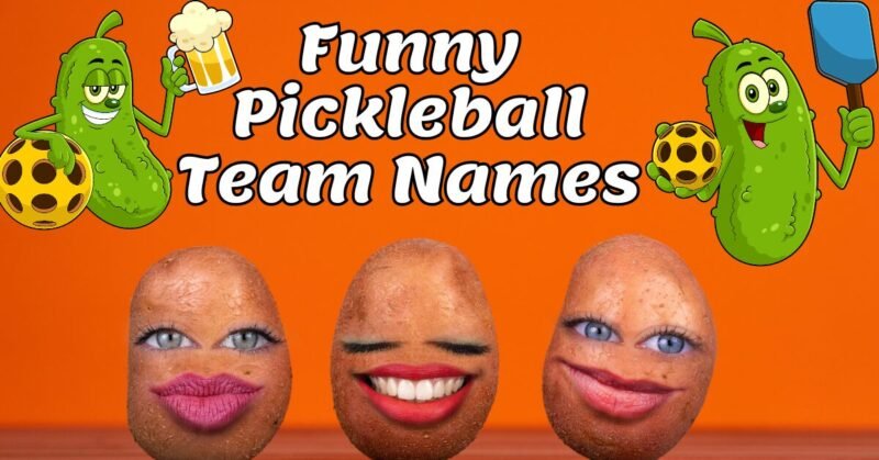 funny pickleball team names
